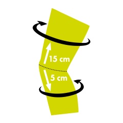 CEP ikona rozmiaru opaska kolano ortho