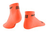 Damskie skarpety kompresyjne sportowe CEP Ultralight low-cut koralowe - nowa kolekcja