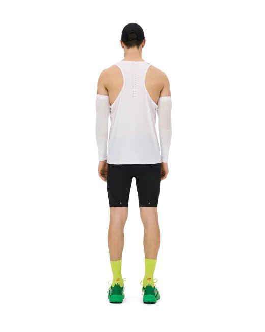 Opaski kompresyjne na ramiona rękawki biegowe unisex Core Run Ultralight CEP białe