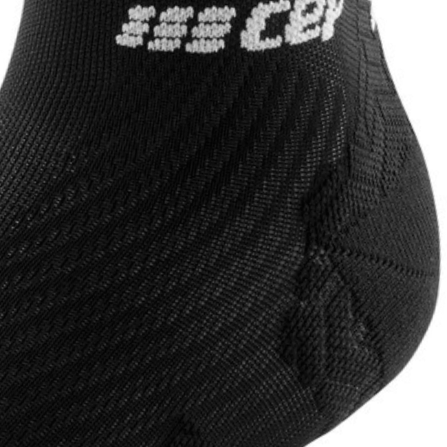 Damskie skarpety kompresyjne sportowe CEP Ultralight low-cut czarne - nowa kolekcja