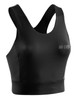 Damski sportowy Crop Top treningowy CEP czarny
