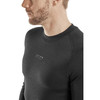 Męska koszulka sportowa z długim rękawem wełna merino CEP Cold Weather Merino czarna