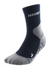 Damskie skarpety kompresyjne trekkingowe CEP z wełną Hiking Light Merino krótkie niebieske