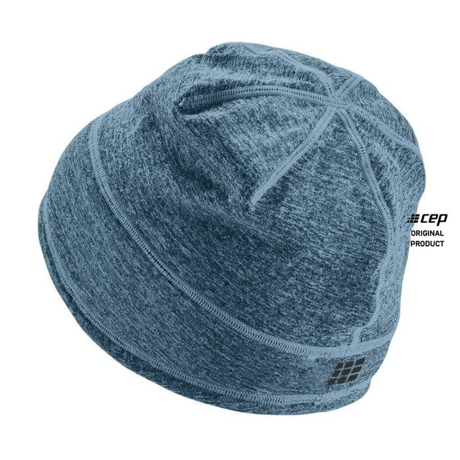 Sportowa czapka zimowa do biegania CEP unisex niebieska