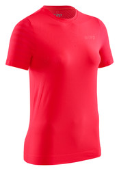 Damska koszulka sportowa z krótkim rękawem CEP Ultralight różowa
