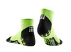 Damskie skarpety kompresyjne sportowe CEP Ultralight low-cut limonkowe