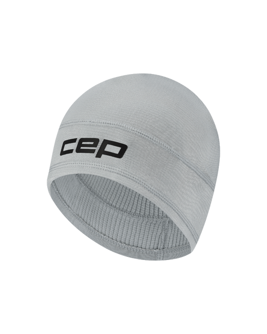 Ciepła zimowa czapka termiczna beanie unisex Core Run CEP szara