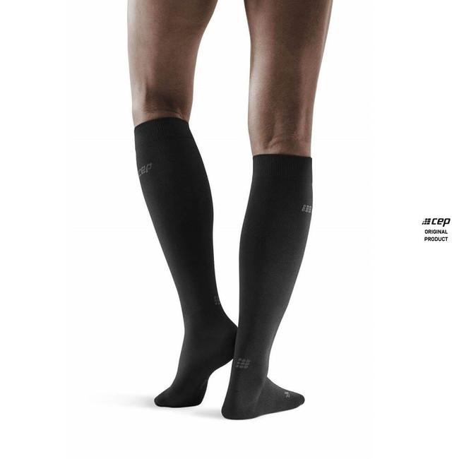 Damskie skarpety kompresyjne biznesowe CEP wysokie czarne
