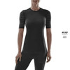 Damska koszulka sportowa z krótkim rękawem CEP Ultralight czarna