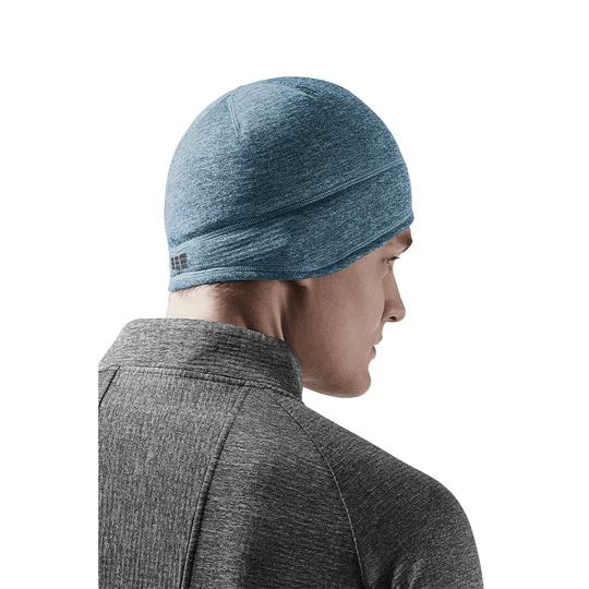 Sportowa czapka zimowa do biegania CEP unisex niebieska