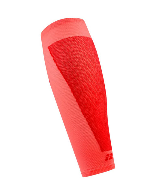 Męskie opaski kompresyjne na łydki sportowe CEP Core Run Ultralight koralowe