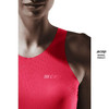 Damski Tank Top sportowy do biegania CEP Ultralight różowy