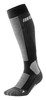 Męskie skarpety kompresyjne z wełną Merino CEP wysokie czarne