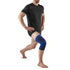 Opaska kompresyjna na staw kolanowy Mid Support Compression CEP unisex niebieska