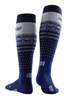 Damskie skarpety kompresyjne sportowe CEP Ski Thermo Merino wysokie granatowe