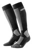 Męskie skarpety kompresyjne z wełną Merino CEP wysokie czarne