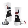 Męskie skarpety kompresyjne sportowe CEP The Run Limited krótkie białe - kolekcja limitowana