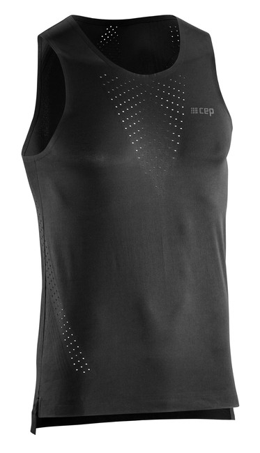 Męski Tank Top sportowy do biegania CEP Ultralight czarny