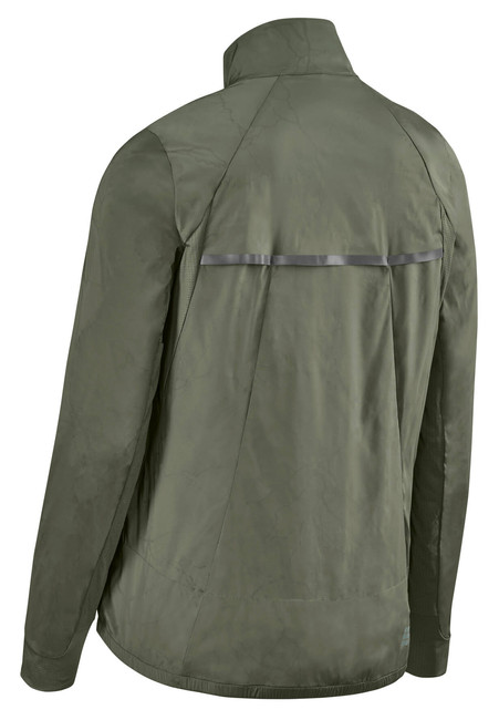 Damska kurtka odblaskowa - wiatrówka sportowa CEP Reflective zielona