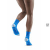 Damskie skarpety kompresyjne sportowe CEP Ultralight krótkie niebieskie