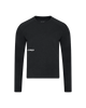 Męski longsleeve bluzka sportowa z wełny merino na zimę Core Run CEP czarna