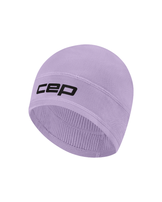 Ciepła zimowa czapka termiczna beanie unisex Core Run CEP liliowa