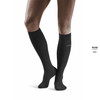 Damskie skarpety kompresyjne biznesowe CEP wysokie czarne