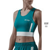 Damski sportowy Crop Top treningowy CEP niebieski