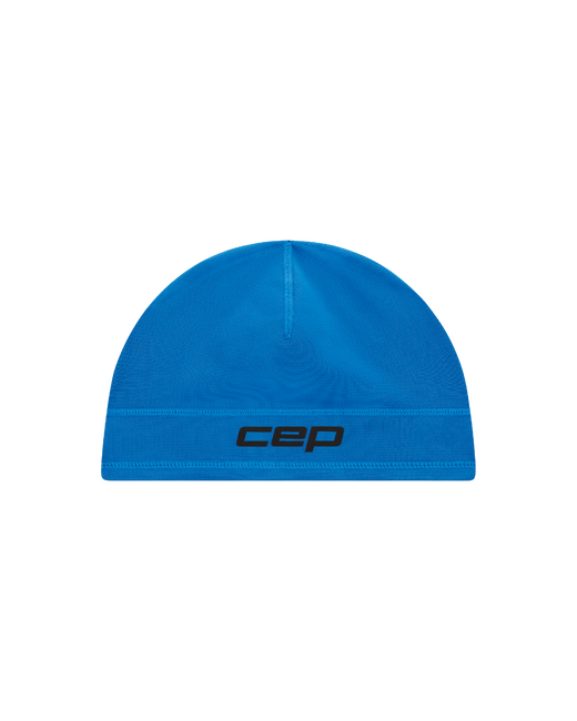 Ciepła zimowa czapka termiczna beanie unisex Core Run CEP niebieska