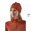 Sportowa czapka zimowa do biegania CEP unisex pomarańczowa