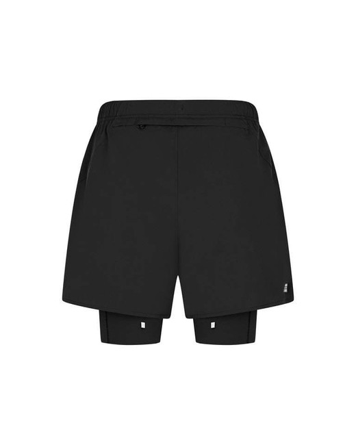 Damskie kompresyjne spodenki sportowe 2w1 CEP Core Run czarne
