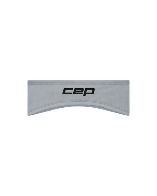 Termiczna sportowa opaska na głowę headband unisex Core Run Cep szara