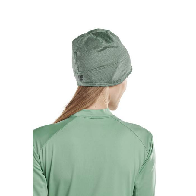 Sportowa czapka zimowa do biegania CEP unisex miętowa