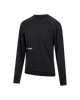 Damski longsleeve bluzka sportowa z wełny merino na zimę Core Run CEP czarna