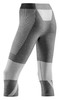 Damskie zimowe legginsy sportowe 3/4 nogawki CEP szare 