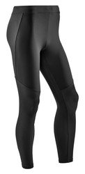 Męskie długie legginsy sportowe do biegania CEP Ultralight czarne