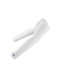 Opaski kompresyjne na ramiona rękawki biegowe unisex Core Run Ultralight CEP białe