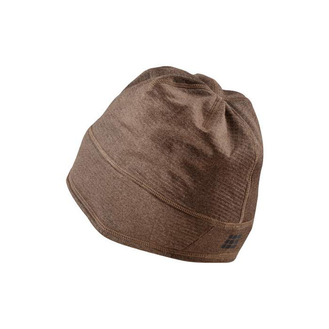 Sportowa czapka zimowa do biegania CEP unisex brązowa