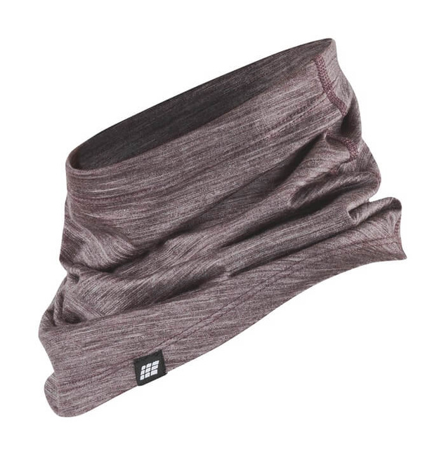 Sportowy komin z wełną merino CEP unisex fioletowy
