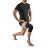 Opaska kompresyjna na staw kolanowy Mid Support Compression CEP unisex czarna