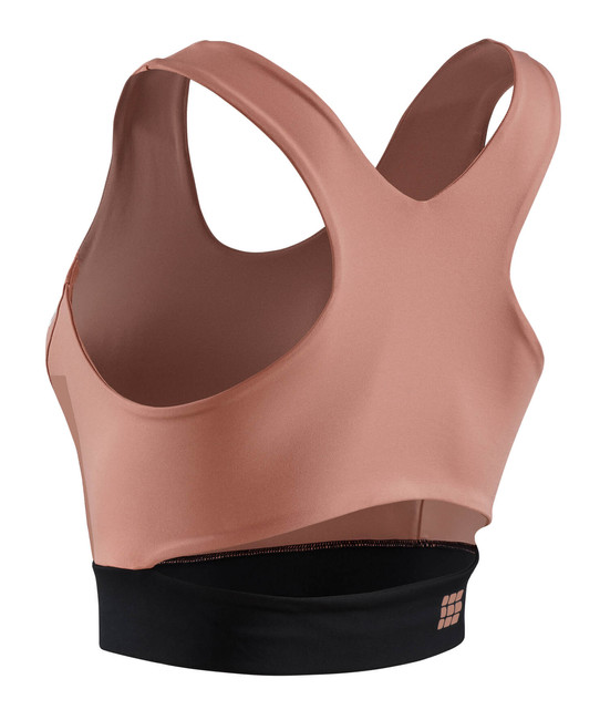 Damski sportowy Crop Top treningowy CEP różowy