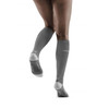 Damskie skarpety kompresyjne sportowe CEP Ultralight wysokie szare