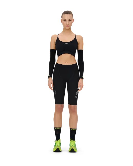Opaski kompresyjne na ramiona rękawki biegowe unisex Core Run Ultralight CEP czarne