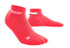 Damskie skarpety kompresyjne sportowe CEP The Run 4.0 low-cut różowe