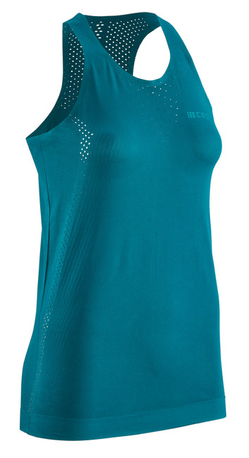Damski Tank Top sportowy do biegania CEP Ultralight niebieski