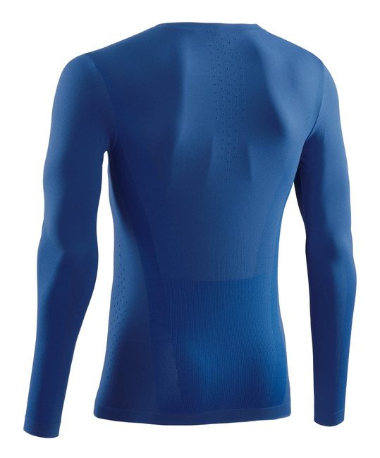 Męska koszulka sportowa z długim rękawem CEP Cold Weather Base niebieska