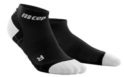 Damskie skarpety kompresyjne sportowe CEP Ultralight low-cut czarne