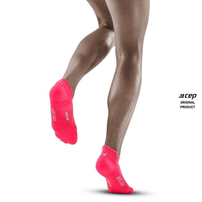 Damskie skarpety kompresyjne sportowe CEP The Run 4.0 stopki różowe