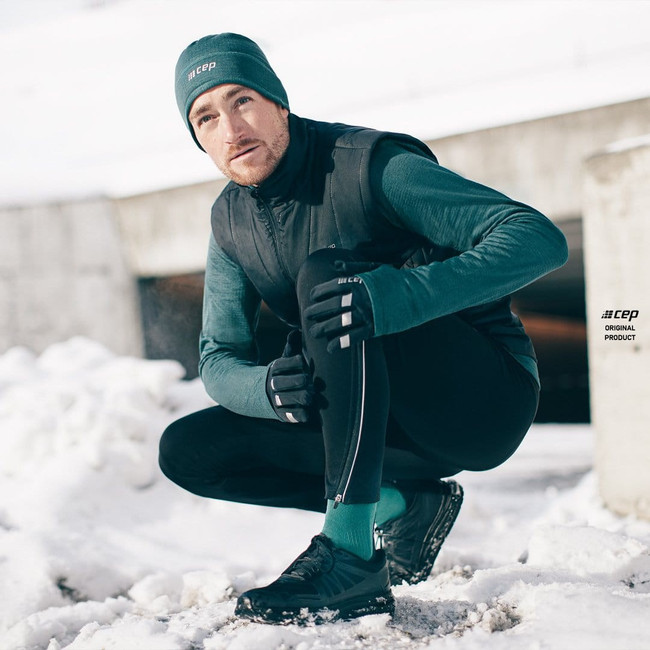 Sportowe rękawiczki zimowe CEP Winter Run unisex