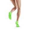 Damskie skarpety kompresyjne sportowe CEP The Run 4.0 stopki limonkowe